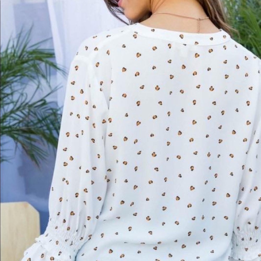 Bell Sleeve Leopard Top - Picture 4 of 5